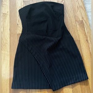 Stradivarius Pinstripe Mini Dress